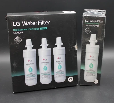 4 PACK Fit LG LT700P Refrigerator Water Filter NEW - Image 1 of 4