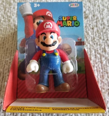 Figura Juguete Super Mario 2.5" World of Nintendo Jakks Pacific 2022 Nueva Foto 1 de 4