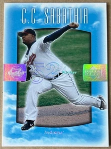 C.C. SABATHIA HOF 2002 UPPER DECK SWEET SPOT Card #11 NM-MT Condition - Picture 1 of 2