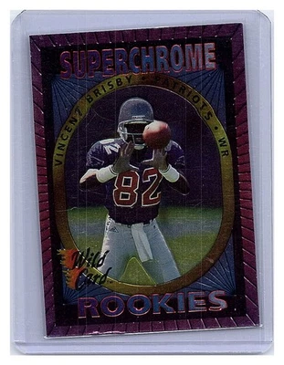 1993 Wild Card #33 Vincent Brisby Superchrome Rookies - Image 1 of 2
