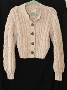 Doen Cardiff Pullover mit Zopfmuster und Knopfleiste Gr. M - Bild 1 von 9