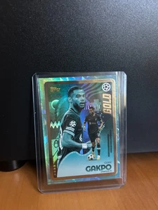 Topps Gold X Walkertl 2024-25 Cody Gakpo /49 Blue Refractor Liverpool - Bild 1 von 2