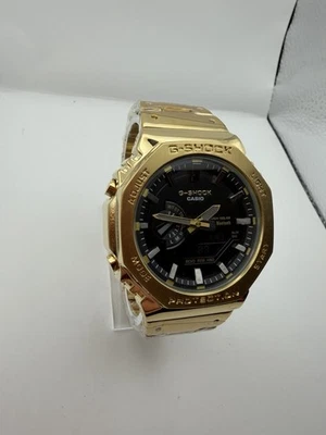 NEW Casio G-Shock FULL METAL GOLD Solar Limited Edition Mens Watch GMB2100GD-9A - Image 1 of 4