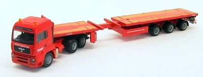 Conrad 1/50 Scale Model Truck 66139/0 - MAN Nooteboom 3XL Teletrailer - Image 1 of 4