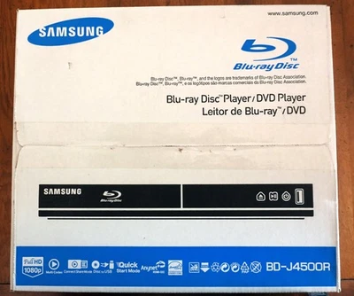 Samsung BD-J4500R Blu-ray Disc Player, black, 30X21 cms, 1100g - Image 1 of 4