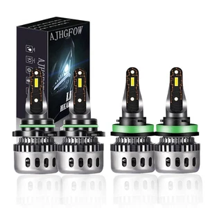 For Toyota Camry 2007-2017 4pc Combo LED Headlight High Low Beam Bulbs Kit White - Picture 1 of 13