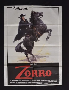 MANIFESTO 2F  ZORRO Alain Delon Ottavia Piccolo Cerusico Tessari - Imagen 1 de 1