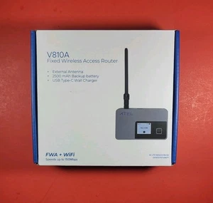 Atel V810A 4G/LTE Internet Gateway Fixed Wireless Router 2500mAh Batt & Ant NEW - Picture 1 of 7