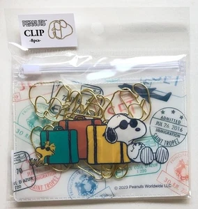 Snoopy Paper Clips, Travel Pack of 8, PMN15, S&C Corporation Silhouette Clips - Picture 1 of 3