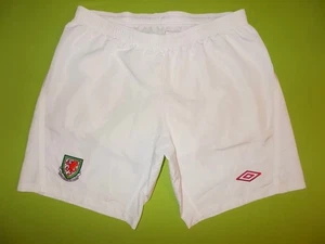 Shorts WALES (XL) UMBRO 2010/2011 TOP!!! Trikot Home WEISS - Bild 1 von 8