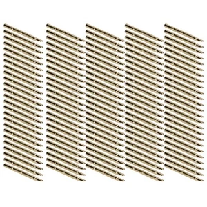100Pcs Spring Test Probe Sleeve Brass 2.4Mm Accessory Set Kit For P125 Ser HLF - Picture 1 of 12