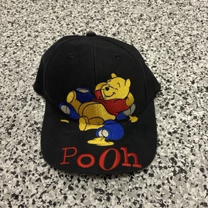 VTG 90s Disney Winnie Pooh Hat Cap Snapback Goofy’s Hat Co Big logo Honey Pot - Picture 1 of 4
