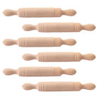 Mini Wooden Rolling Pins for DIY Home Decor and Crafts (6 PCS)