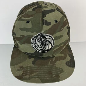 Dallas Mavericks Camouflage Camo Hat Cap Snapback Women’s Silver Metallic Mavs - Picture 1 of 12
