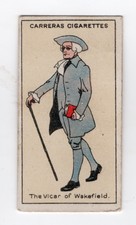Type Card. Figures of Fiction The Vicar of Wakefield 1924