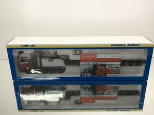 TEMATOYS MAN 8x4 WAGENBORG + NOOTEBOOM LOW LOADER -1:50 extr rare- GOOD IN BOX - Picture 1 of 16