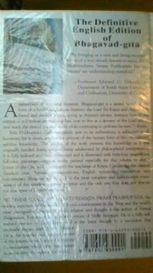 Bhagavad Gita as it is by Bhaktivedanta Prabhupada (2008, Hardcover) - Picture 1 of 2