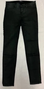 J BRAND Super Skinny Green NEB 8151596 Wax Coated Jeans Women’s Sz 31 EUC! - Picture 1 of 12