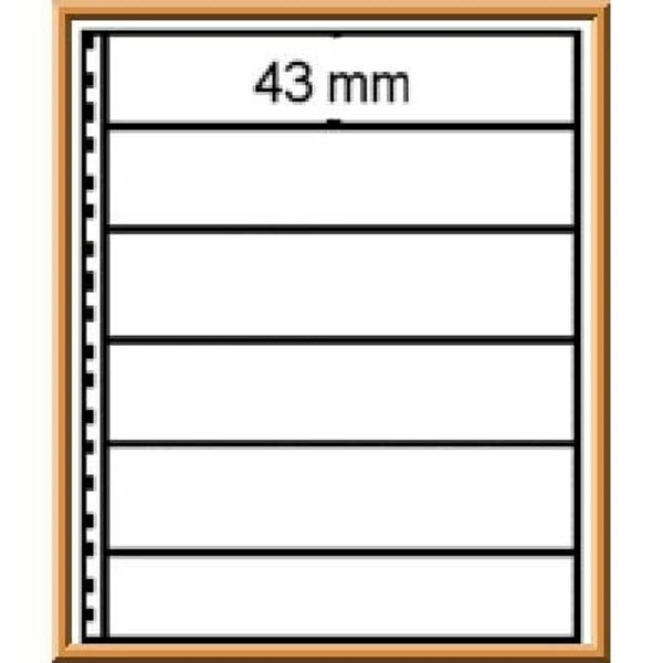 Lindner 06 Feuilles de classement Omnia, noire - à l'unité - Photo 1/1