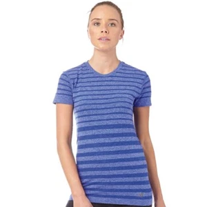 New Balance Womens Seamless Tech Running Top UV, Blue, Small, BNWT - Picture 1 of 3