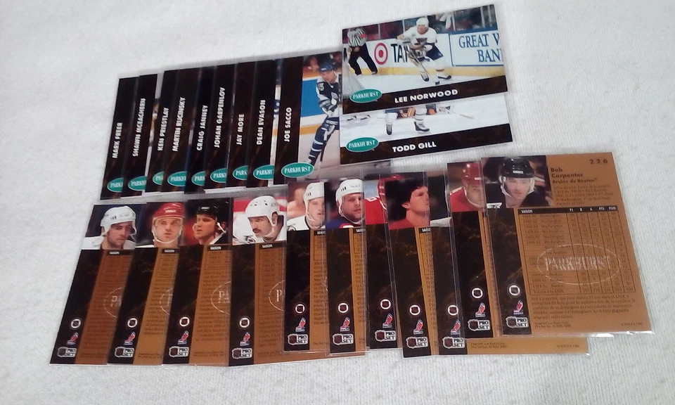 1991-92 Parkhurst (French) Hockey Part. set. Pick cards that you want/need. - Image 1 of 1