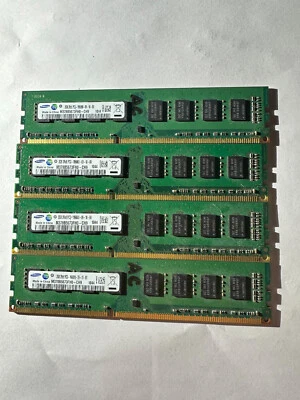 Samsung 4 x 2GB DDR3 Ram 1333MHZ 2RX8 PC3-10600U (M378B5673H0-CH9) - Image 1 of 2