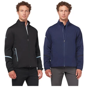Abrigo de golf Callaway Stormlite impermeable chaqueta elástica ligera con cremallera completa para hombre - Imagen 1 de 9