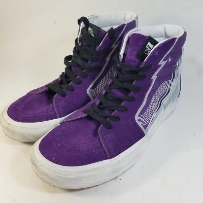 VANS Sk8-Hi Bolt Flash Acai Púrpura Unisex Zapatillas de Skate Zapatos para Mujer 9 Hombres 7.5 Foto 1 de 4