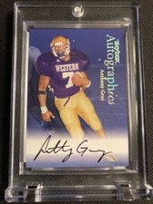 1999 Fleer Skybox Autographics Football Anthony Gray Auto Trading Card Western !