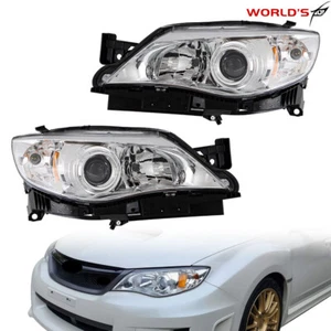 For Subaru Impreza 2008-2011 Headlights Headlamps Factory Chrome Left+Right Side - Picture 1 of 18