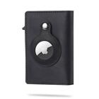 Smart Air Tag Wallet With Rfid Slim Design Premium Crazy Horse Skin Leather