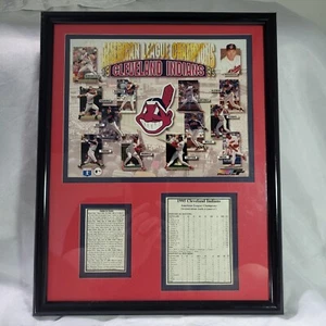 1995 Cleveland Indians MLB AL Champions 12" X 15" Framed Picture - Picture 1 of 6