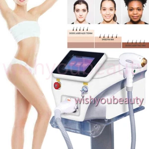 755NM+808NM+1064NM Diode Laser Tattoo Hair Removal Facial Rejuvenation Machine - Picture 1 of 15