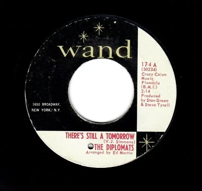 NORTHERN SOUL/HARMONY-DIPLOMATS-THERE'S STILL A TOMORROW/SO FAR AWAY-WAND 174 - Image 1 of 2