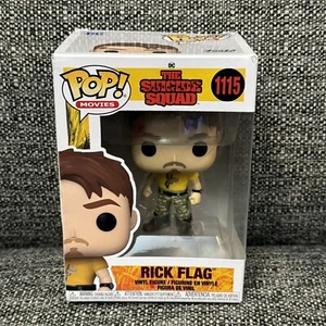 Funko Pop! Movies The Suicide Squad Rick Flag #1115 Collectors DC Bad Box New - Picture 1 of 14