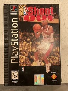 Sony PS1 NBA Shoot Out Long Box, Complete, 1996, Retro Gaming, Tested/works - Picture 1 of 8