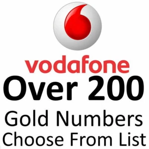 VODAFONE GOLD VIP BUSINESS EASY MOBILE PHONE NUMBER DIAMOND PLATINUM SIM CARDS