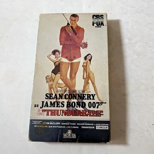 Thunderball  James Bond OO7 VHS 1984! - Picture 1 of 6