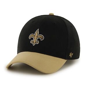 '47 NFL New Orleans Saints Kids Short Stack MVP Adjustable Hat, Infant, Black