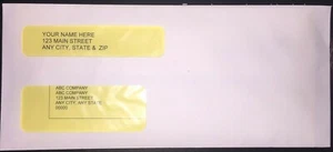 2500 / Quickbooks & Quicken #10 Double Window Envelopes, Gummed White / 1 Case - Picture 1 of 2