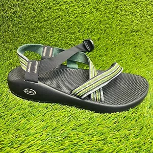 Chaco Z/1 Classic Mens Size 12 Green Black Beach Walking Outdoor Sport Sandals - Picture 1 of 10