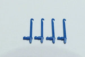 E3064 Fleischmann 4x Drehrungen Rungen Rungenwagen CFL blau  828812 - Picture 1 of 1