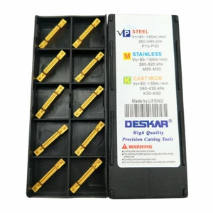 20 piezas MGMN300-M LF9018 3 mm de ancho ranura corte carburo inserto de fresado para MGEHR - Imagen 1 de 6