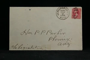 RPO: cubierta Benson & Nogales 1901, ferrocarril territorial de Arizona - Imagen 1 de 2