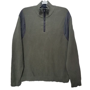 Victorinox Sweater Mens XL Qtr Zip Swiss Army High Neck Thick Warm Heavy - Picture 1 of 16