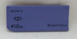 Vintage Sony 128MB Memory Stick for HandyCam Mavica CyberShot Cameras (MSR-128M) - Picture 1 of 1