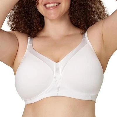 36D NEW Playtex 18 Hour Smoothing Wireless T-Shirt Bra 4803, White - Image 1 of 4