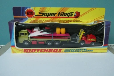 MATCHBOX SUPER KINGS K-20 CARGO HAULER and PALLET LOADER  New in Box. - Image 1 of 3