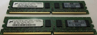 2x DDR2 RAM 2GB 1xR8 Micron PC2-6400U Non-ECC MT8HTF12864AY-800E1 - Image 1 of 2