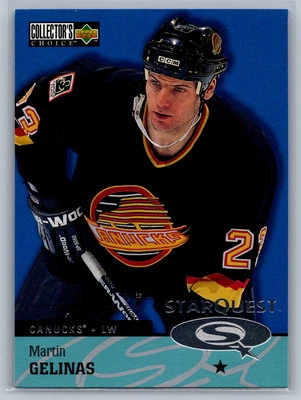 1997-98 Collector's Choice #SQ8 Martin Gelinas StarQuest - Image 1 of 2